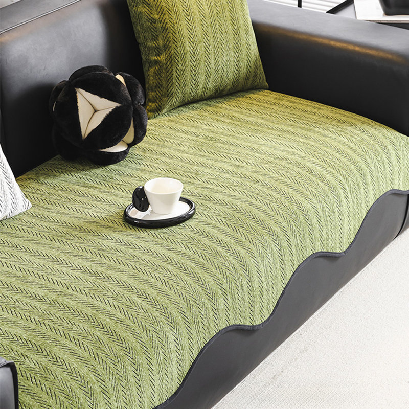 Housse pour canapé en chenille, H 0,12 po x l 102,36 po x P 35,43 po