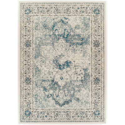 Tapis beige en laine / polyester Chiles