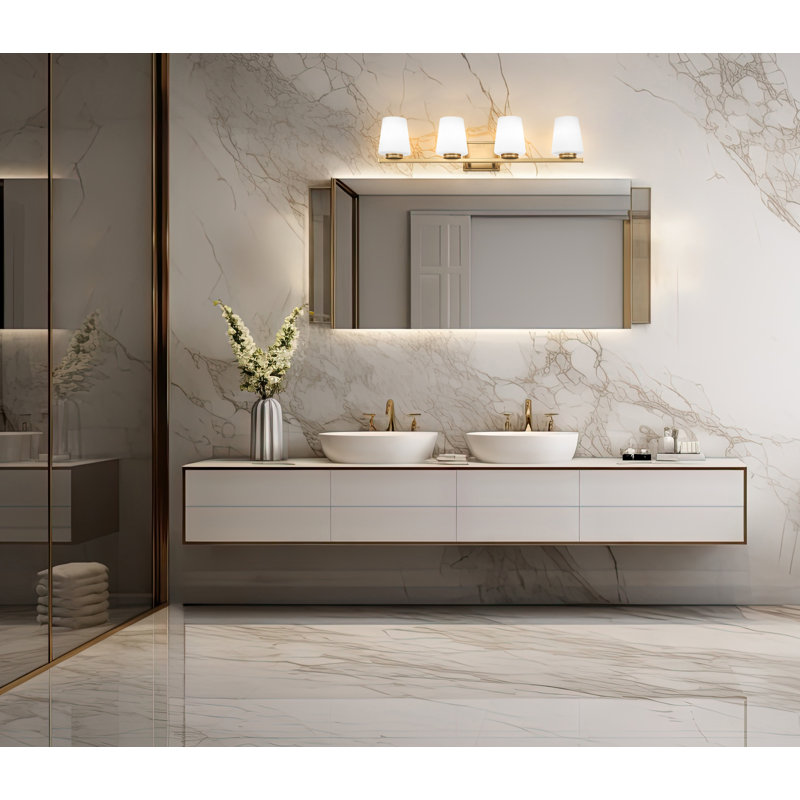 Éclairage pour meuble-lavabo, H 8 po x l 32 po x P 6,5 po