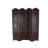 Solal Hinged Foldable Partition 4 Panel Scroll Partition Divider Screen with Faux Leather Detailing