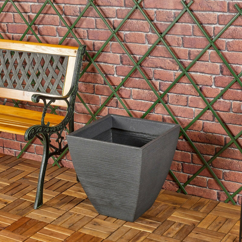 Emone Pot Planter, Charcoal