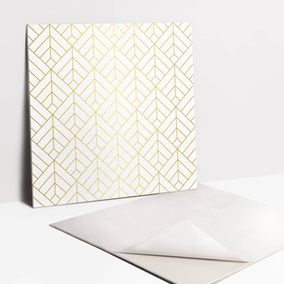 Esita 30cm x 30cm PVC Mosaic Tile in White
