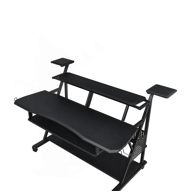 Bureau Willow Music, finition noire OF00989, Noir