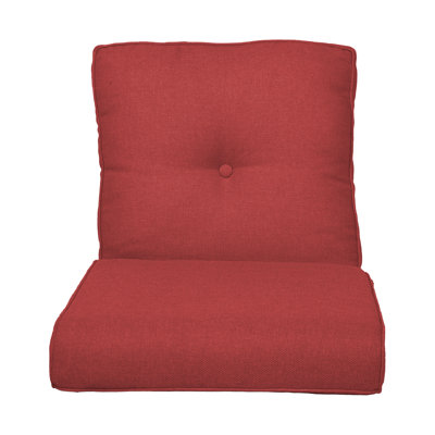 Schutt 22" W Olefin Outdoor Seat/Back Cushion with Removable Zippered Covers