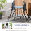 Chaise pliante en acier Charlton Home Sluss