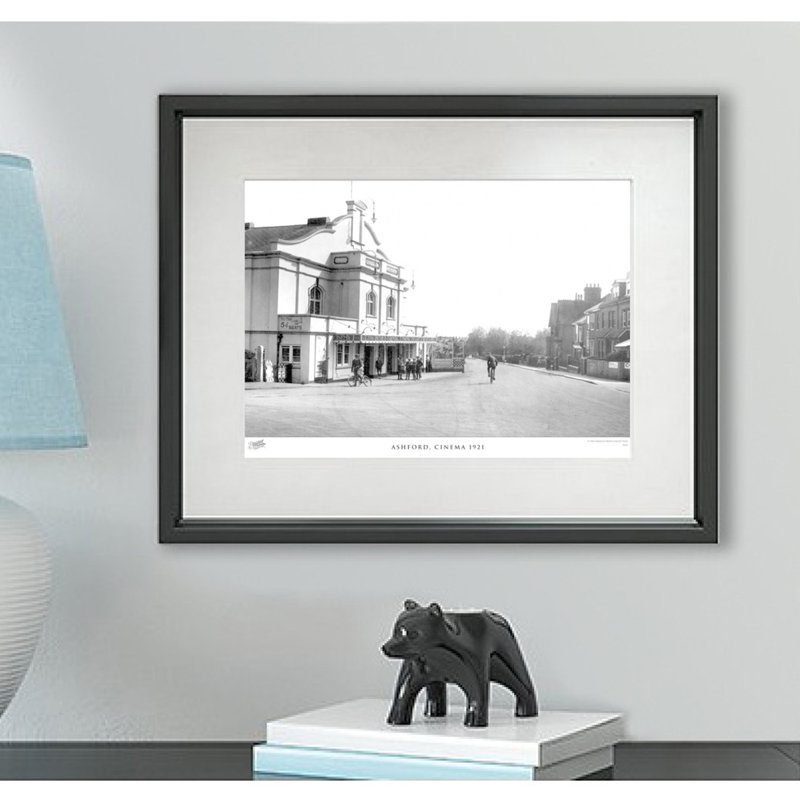 Ashford, Cinema 1921 - Single Picture Frame Print, 45cm H x 60cm W x 2.3cm D