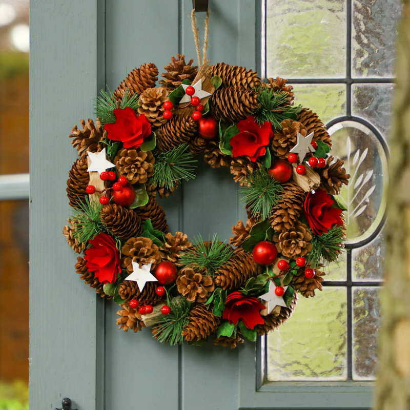 Handcrafted Preserved 35cm Wreath