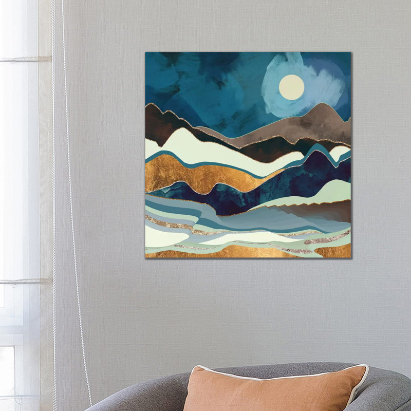 «Autumn Hills», reproduction d'impression, Aucun mat, Toile tendue, H 26 po x l 26 po x P 1,5 po