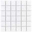 Metro Quad Matte White 11-3/4 in. x 11-3/4 in. Porcelain Mosaic Floor and Wall Tile