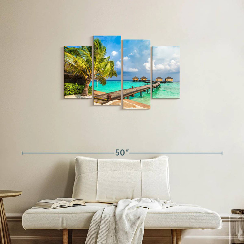 Mesmerizing Water Villas In Maldives, 22" H x 36" W