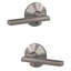 Latitude Custom Hall-Closet and Bed-Bath Door Lever with Kinsler Trim-27327055