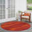 Pentworth Machine Woven Chenille Indoor/Outdoor Area Rug in Red-603683203