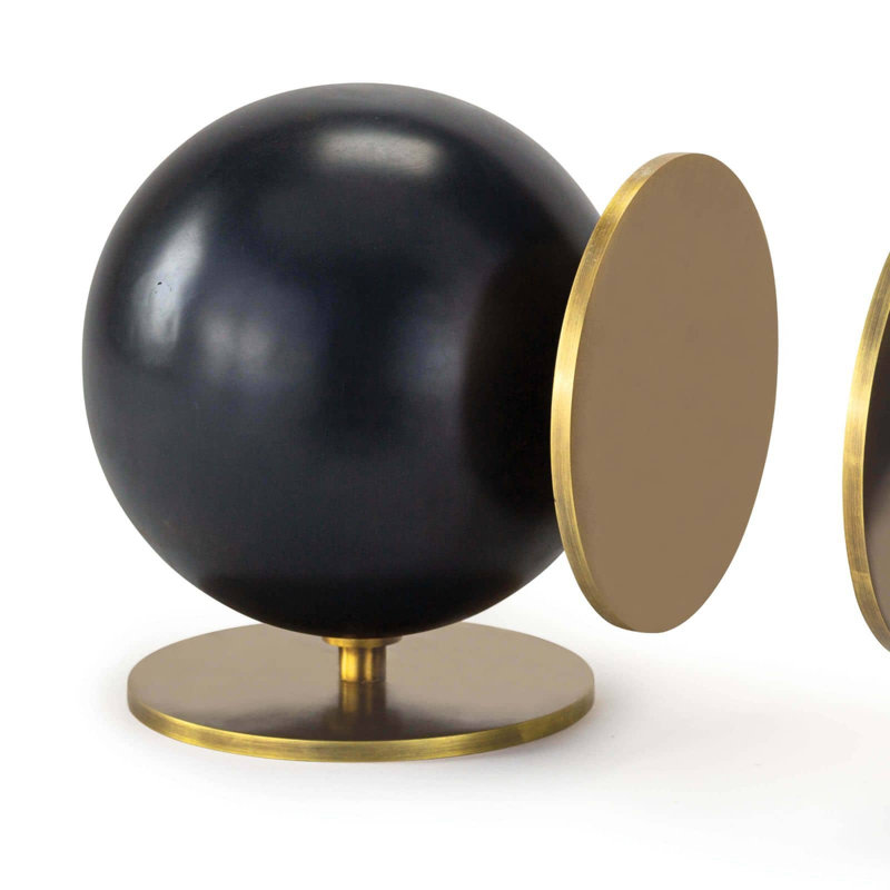 Grant Metal Bookends