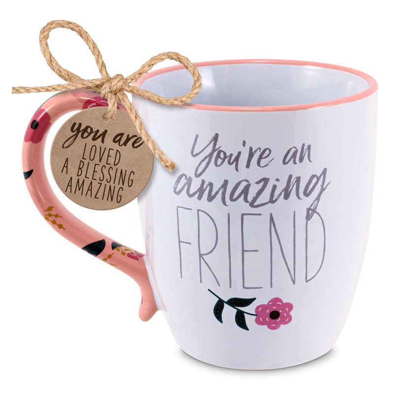 Coffeecup Touch of Floral Friend 19Oz