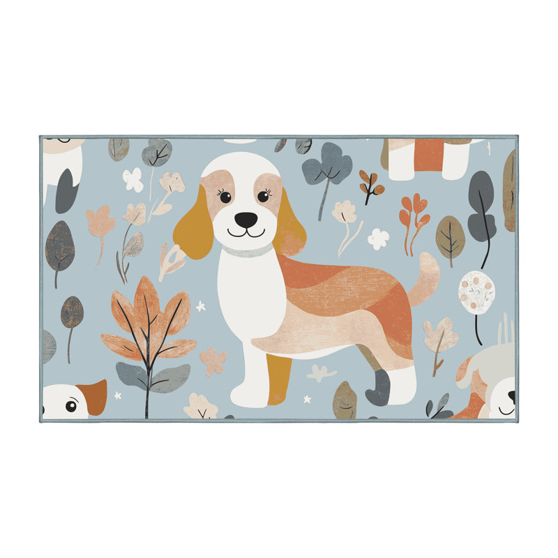 Tapis pour enfants East Urban Home, Rectangle 5 pi x 7 pi