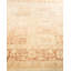 Tapis unique ivoire / brun / rouille noué à la main 8 pi 4 po x 11 pi 2 po Hayner