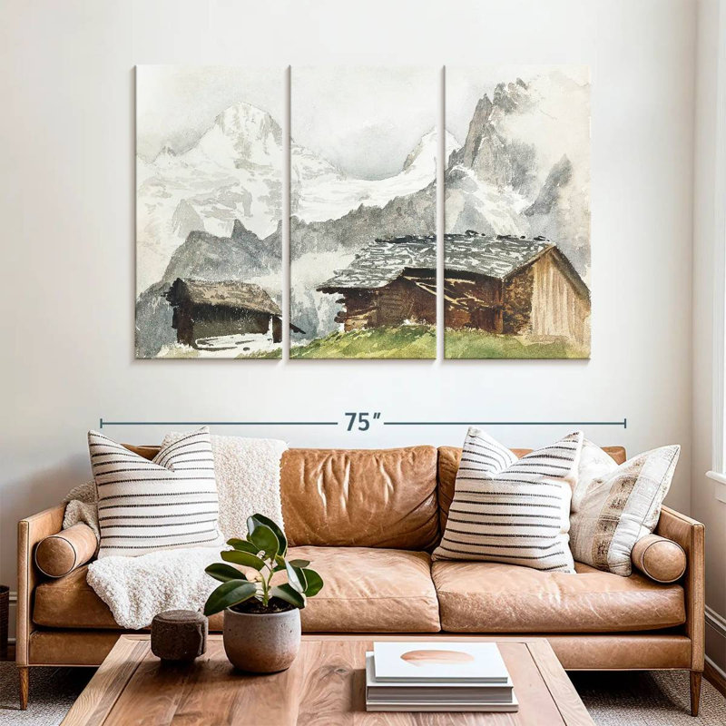 Lilith Chalets Breithorn Murren 1870, H 42 po x l 65 po