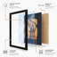 Warm Forms On Blue Modern - Print-1047834523-1047834526