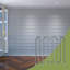 Panneaux muraux décoratifs en acrylique Conroe, très petit, l 7 3/8 po x H 7 3/8 po x T 1/8 po, gris-1437057385-1437057382
