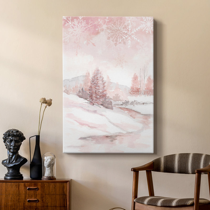 Rosé d'hiver - galerie Cavas sur mesure, H 18 po x l 12 po