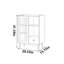 Modern fashionable storage bookcase