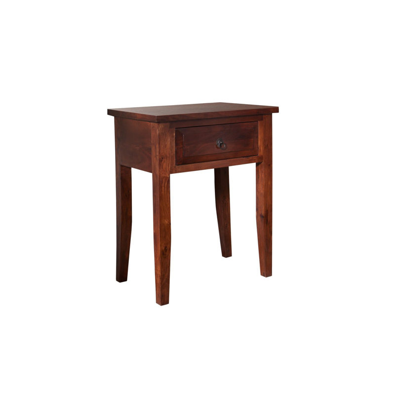 Oxford Solid Wood End Table, Nougat
