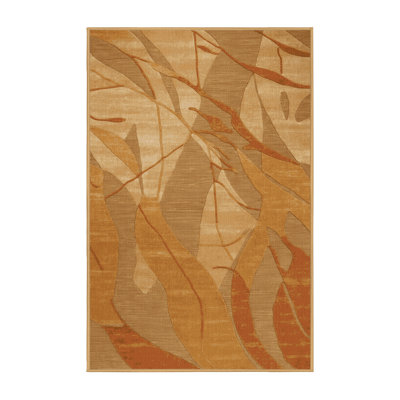 Tapis abstrait lavable à la machine