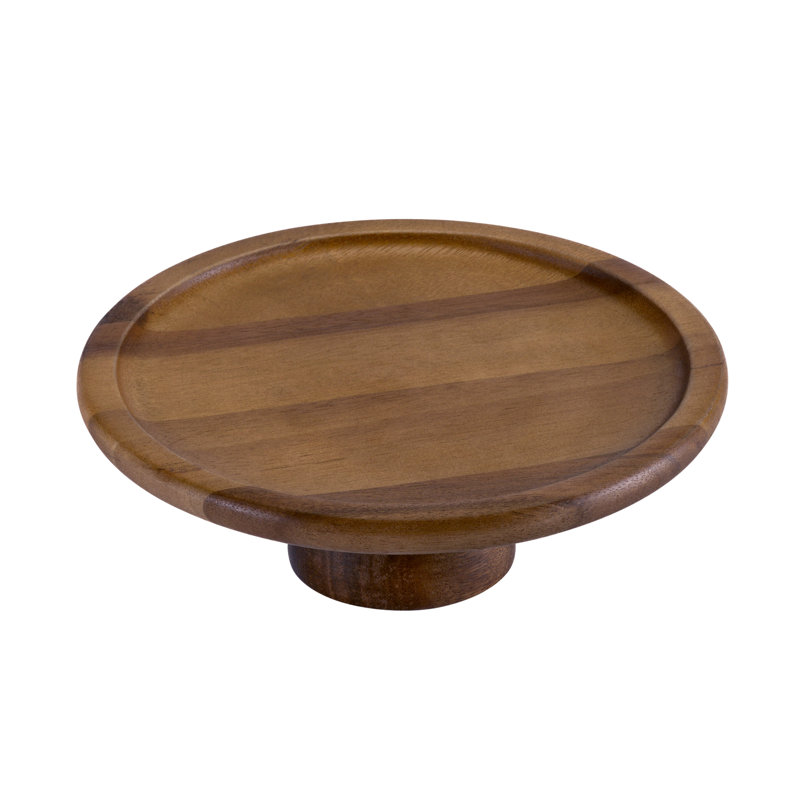 Présentoir à gâteaux en bois d'acacia Kalmar Home Azareya