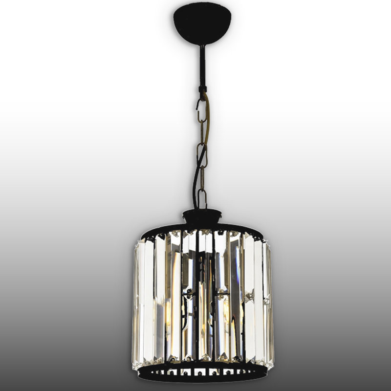 Lustre cylindrique en métal