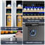 24" 220-Can Built-In/Freestanding Beverage Refrigerator for Beer & Soda Cooler with Glass Door,Blue LED and Reversible Door Drinks Fridge-118228652