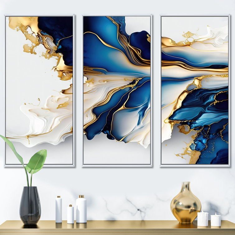 3 Piece Wall Art Abstract