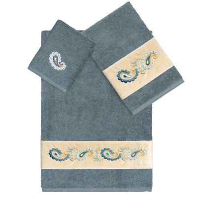  3 Piece 100% Turkish Cotton Towel Set