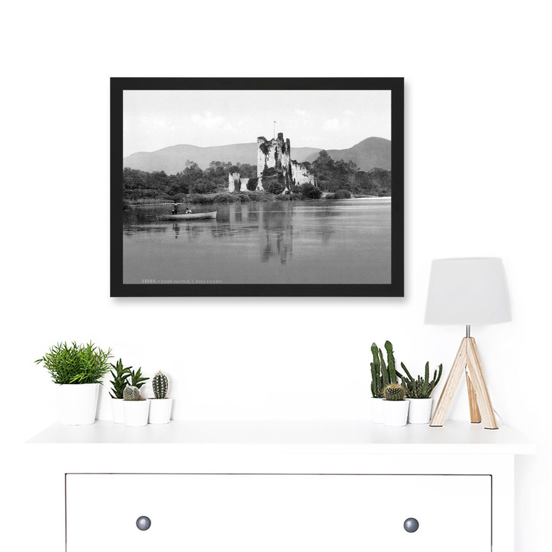 Vintage Photo Ross Castle Killarney Kerry Scenic Ireland by Value Does Not Apply - Single Picture Frame Print