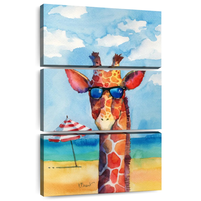Abat-jour Ketti Hip - Girafe, H 74 po x l 48 po