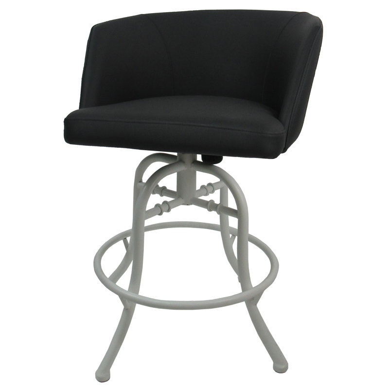 Tabouret Joniya, Tabouret de comptoir (siège d'une hauteur de 26 p, Lave noire