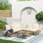 Ensemble de conversation modulaire pour patio avec coussins Divacia Acacia pour 5 personnes-1714502750