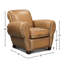 Fauteuil en cuir véritable Parisian-72723868-72633380