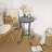 Patio Side Table With Shelf