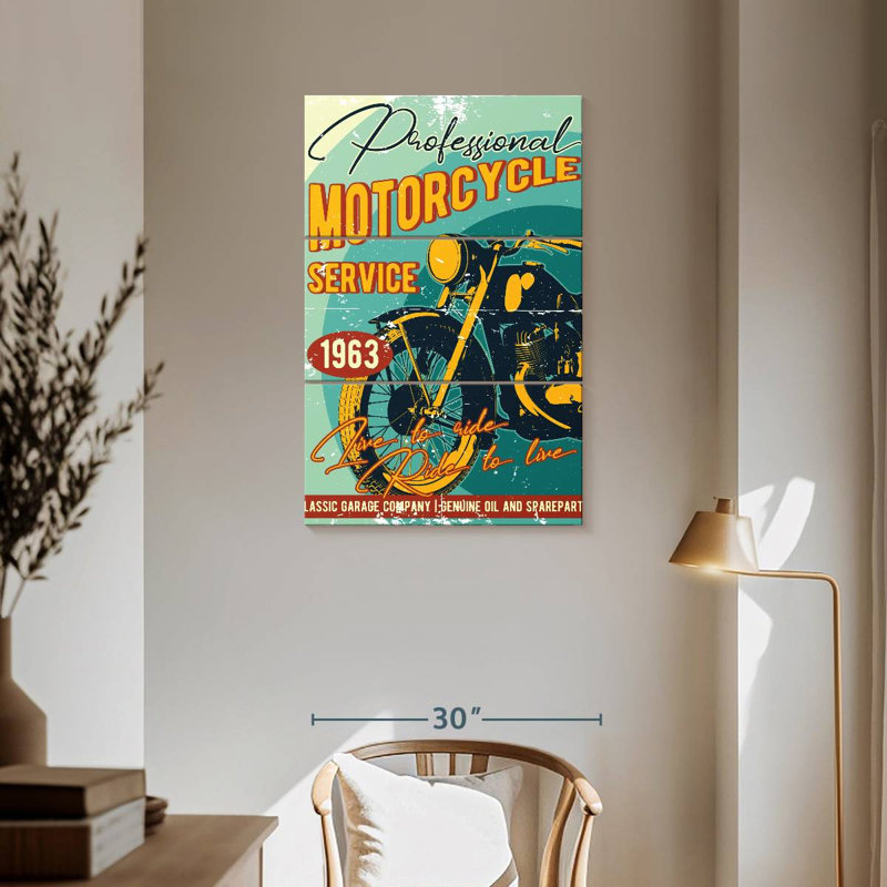 Affiche rétro Mehar, H 57 po x l 36 po