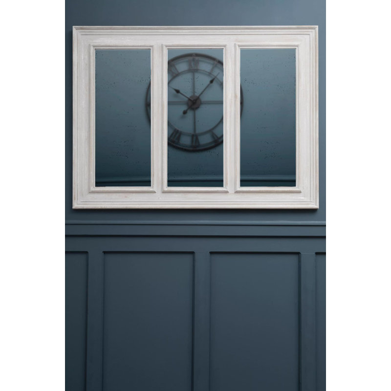 Ferretti Solid Wood Flat Wall Mirror