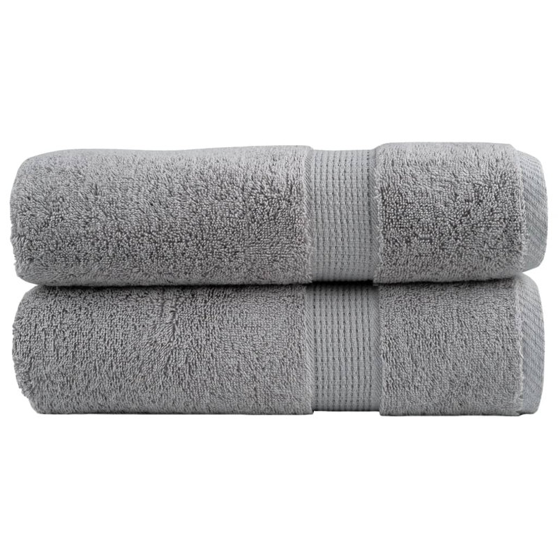 Premium Bath Towels SOLUND 600Gsm, Bath Towels - 2 Pack, Pink, 150cm L x 100cm W
