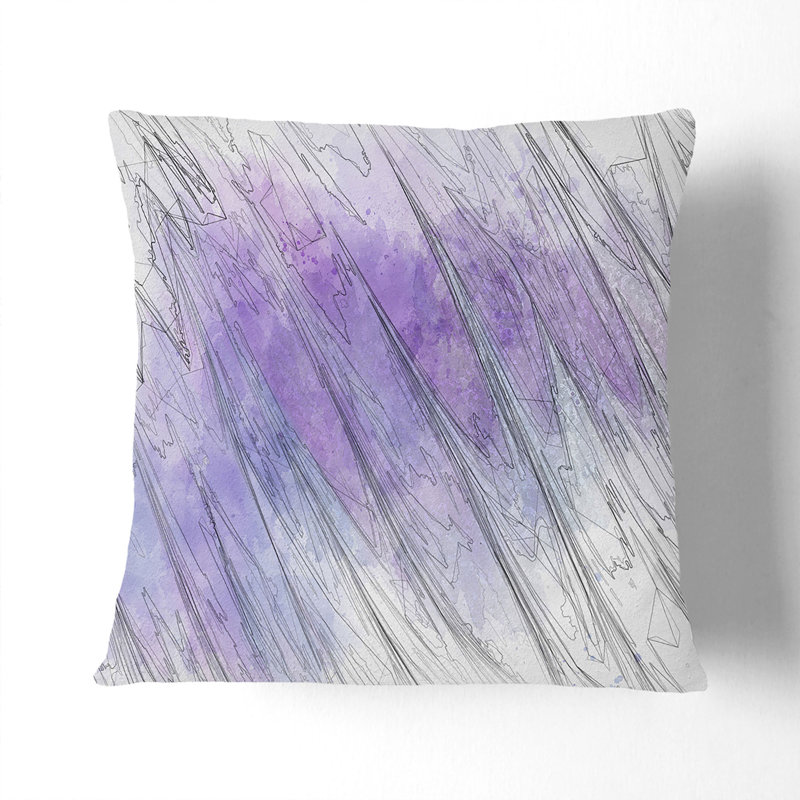 Abstract Square Throw Cushion, 40cm H x 40cm W x 15cm D
