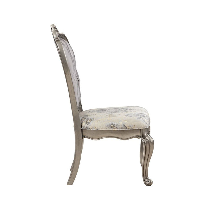 Chaise d'appoint rembourrée en velours Parckur
