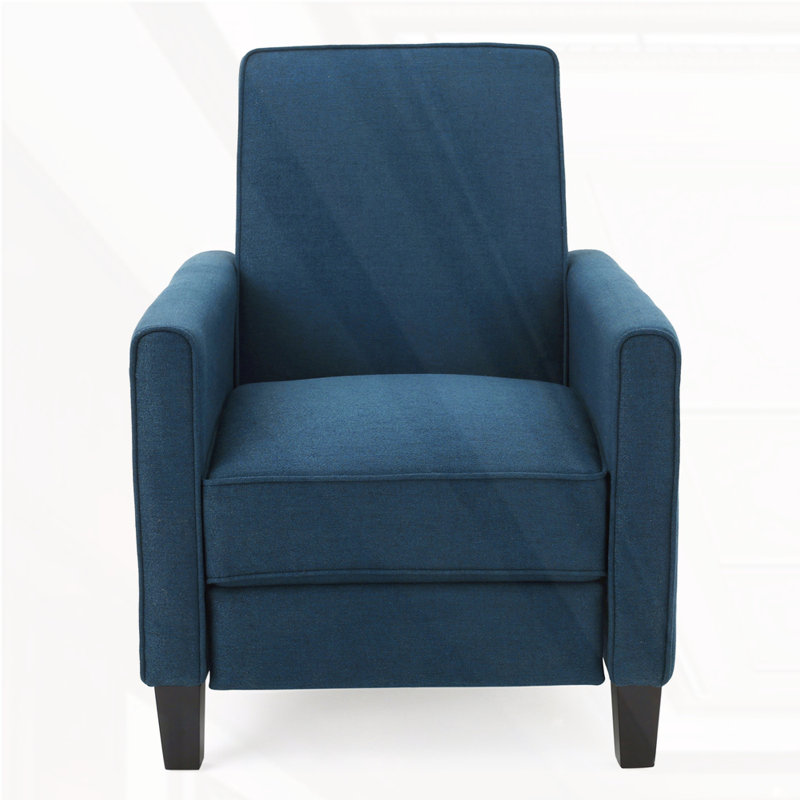 Fauteuil en lin, Tissu bleu marine