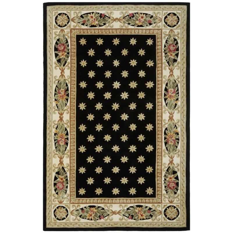 Tapis en laine touffeté à la main Lenora, Rectangle de 5 pi x 8 pi