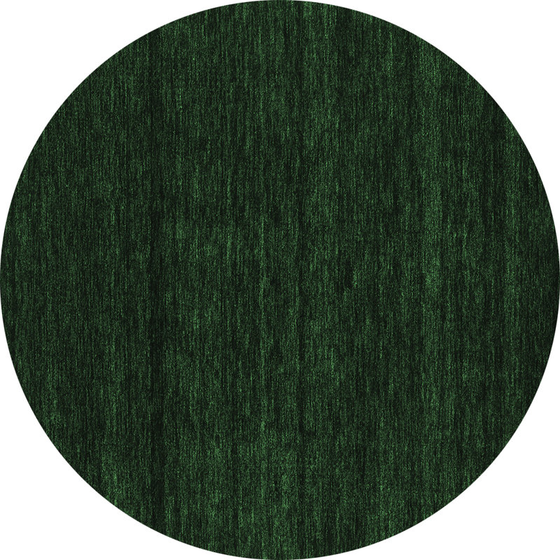 Washable Abstract Indoor Rug, Round 7'