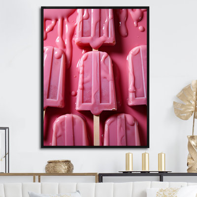 " Popart Pink Playful Popsicles "