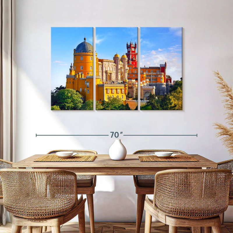 Tergel Lisbon Pena Palace, H 36 po x l 57 po