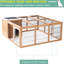 Small Animal - Ventilation Optimized, Wood, Water-, For Pet Being Rabbit With Openable Main House, Waterproof Indoor & Outdoor, Three Doors Animals, Thoughtfully Crafted