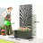 Metal Planter Box with Trellis